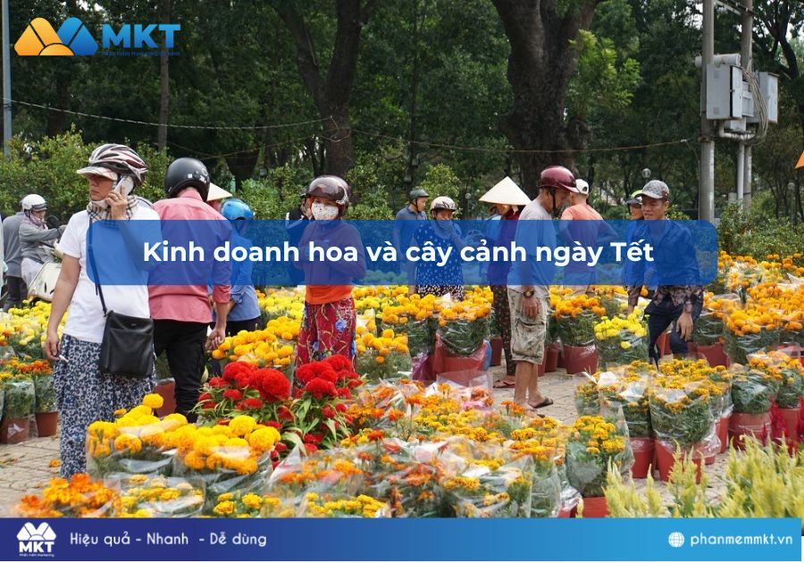 Kinh doanh gì ngày Tết: Kinh doanh hoa và cây cảnh 