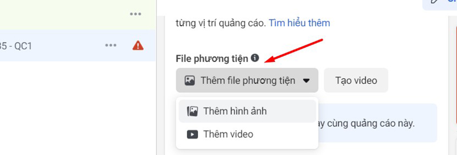 Tải lên file phương tiện từ máy tính