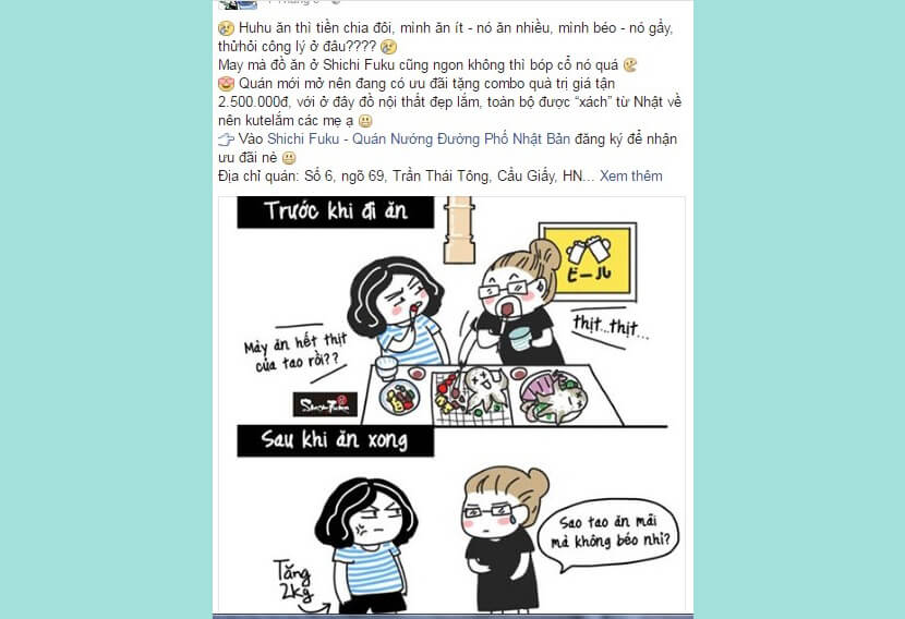 Mẫu content hài hước 13