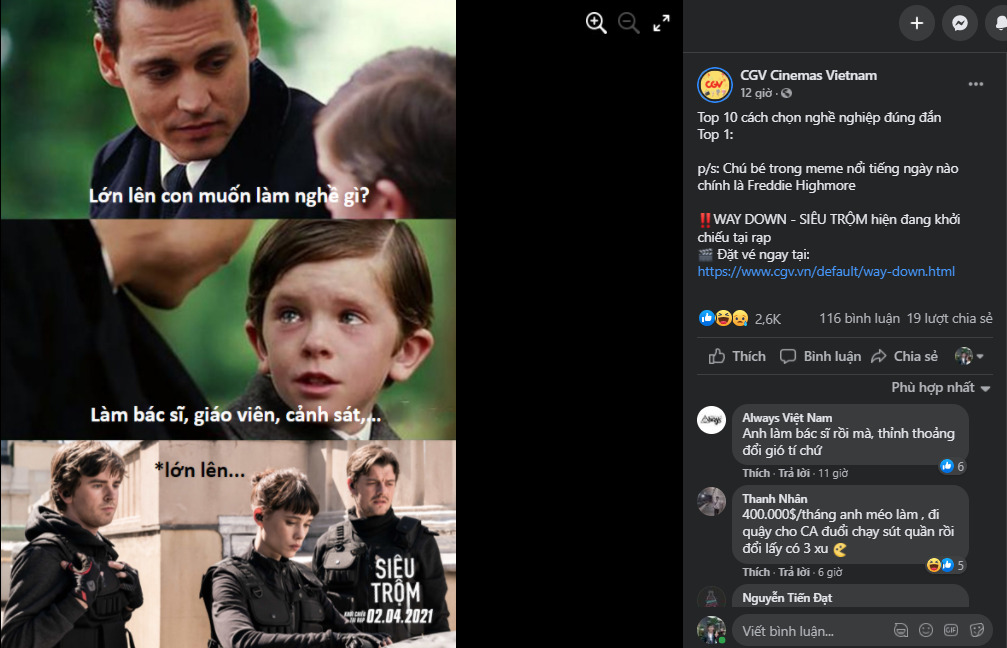 Mẫu content hài hước 14