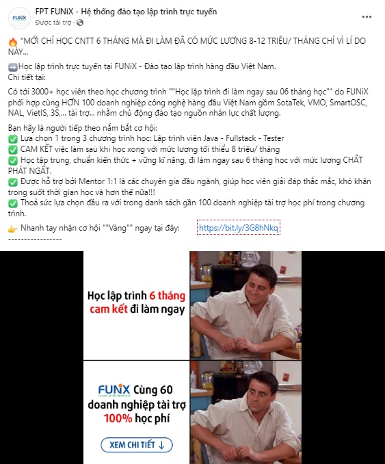 Mẫu content khóa học mẫu 2