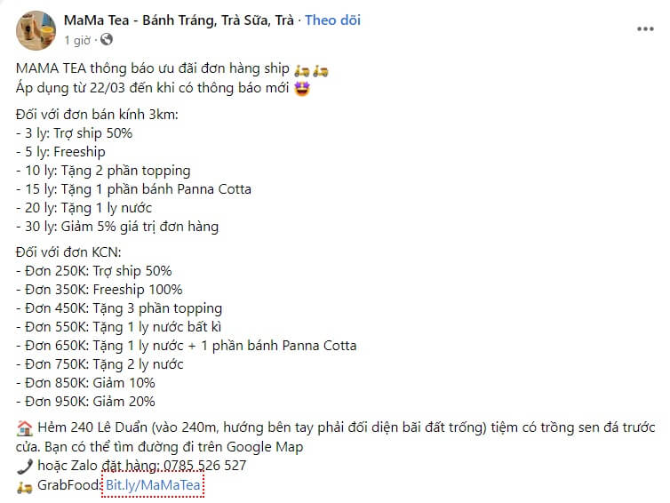Quảng cáo trà sữa bá đạo 5
