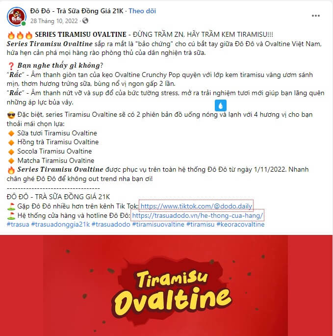 Mẫu quảng cáo trà sữa số 8