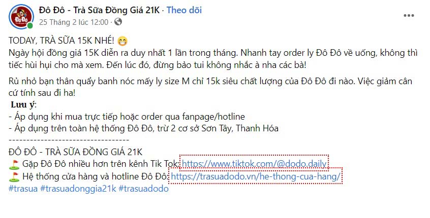 Tổng hợp những mẫu stt quảng cáo trà sữa hay 3