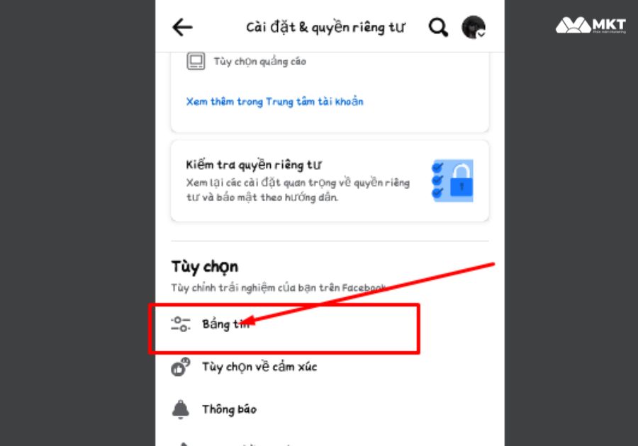 Chọn bảng tin