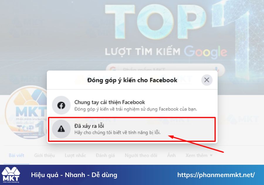 Đã xảy ra lỗi