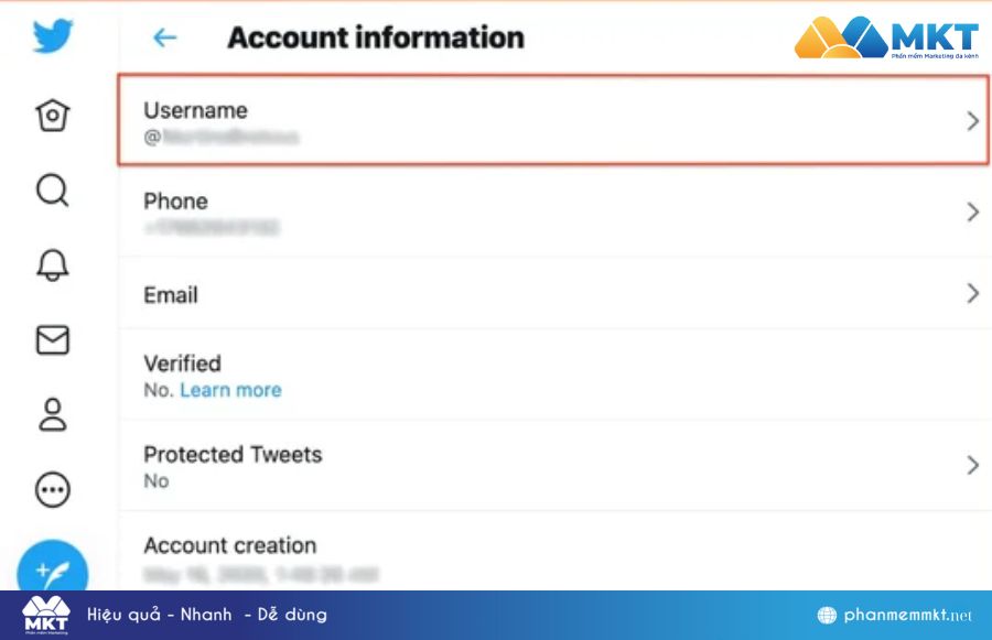 Cách đổi Twitter handle trên máy tính
