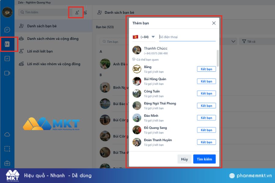 Kết bạn được gợi ý