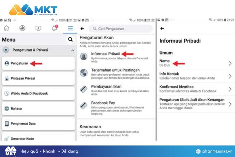 Cách đổi tên Facebook 1 chữ đơn giản, dễ làm