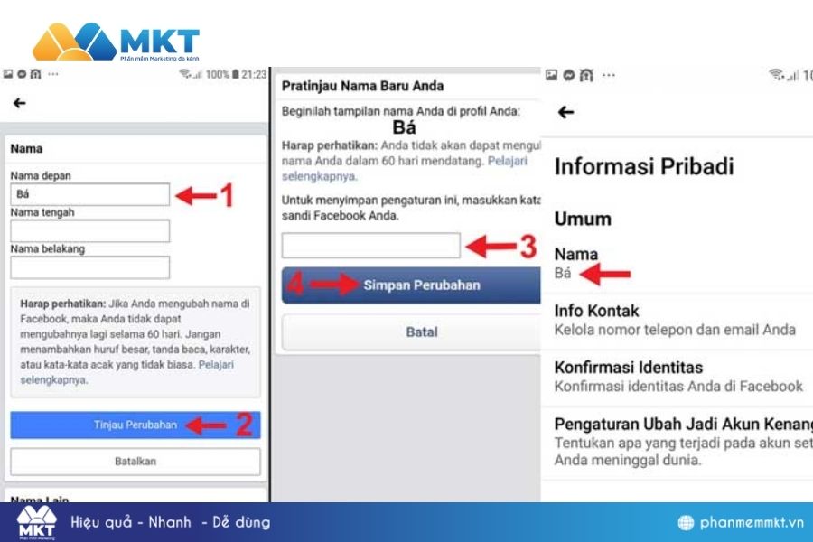 Cách đổi tên Facebook 1 chữ đơn giản, dễ làm